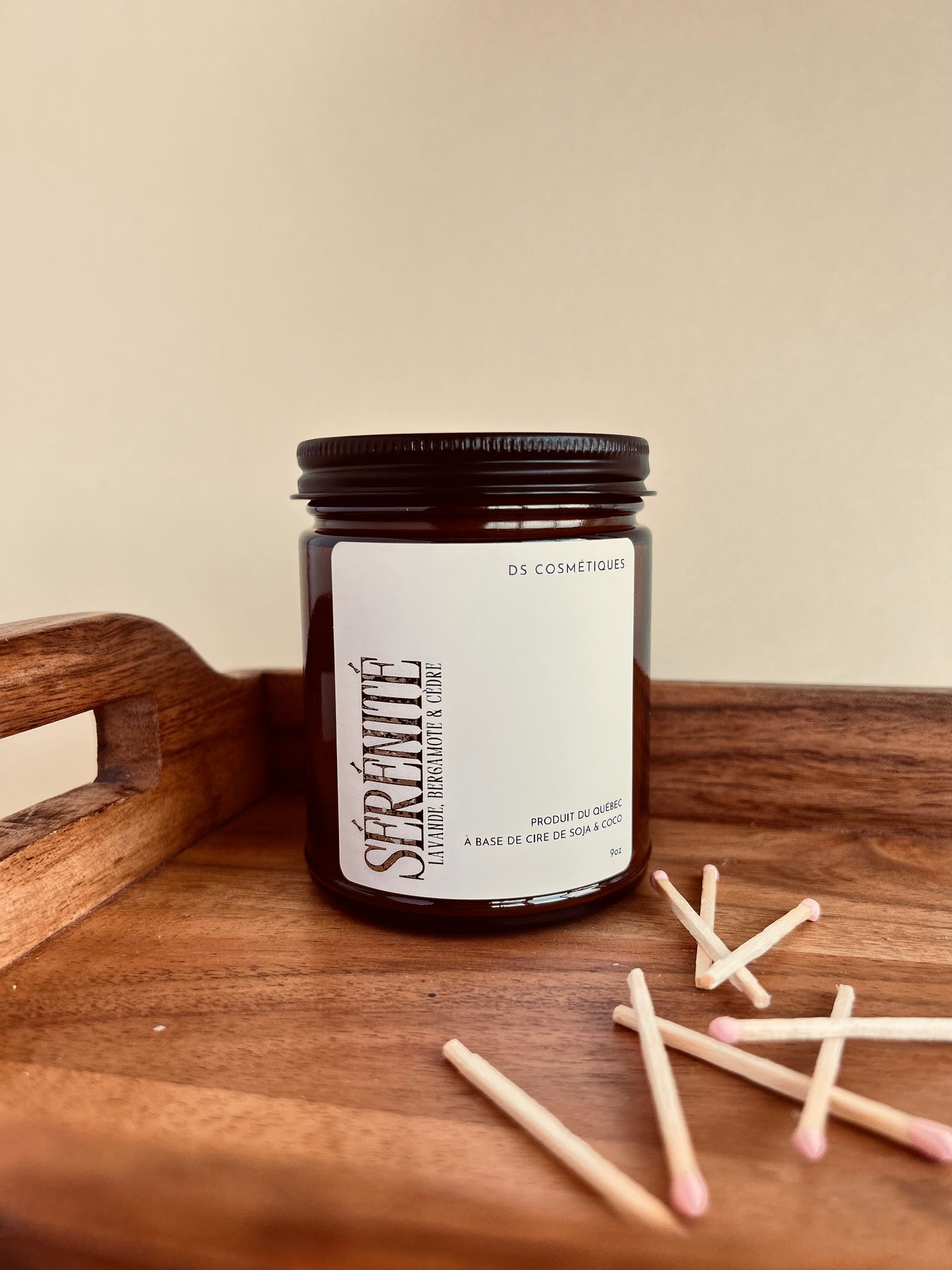 BOUGIE: SÉRÉNITÉ D'AGRUMES - Déesse Créations Artisanales