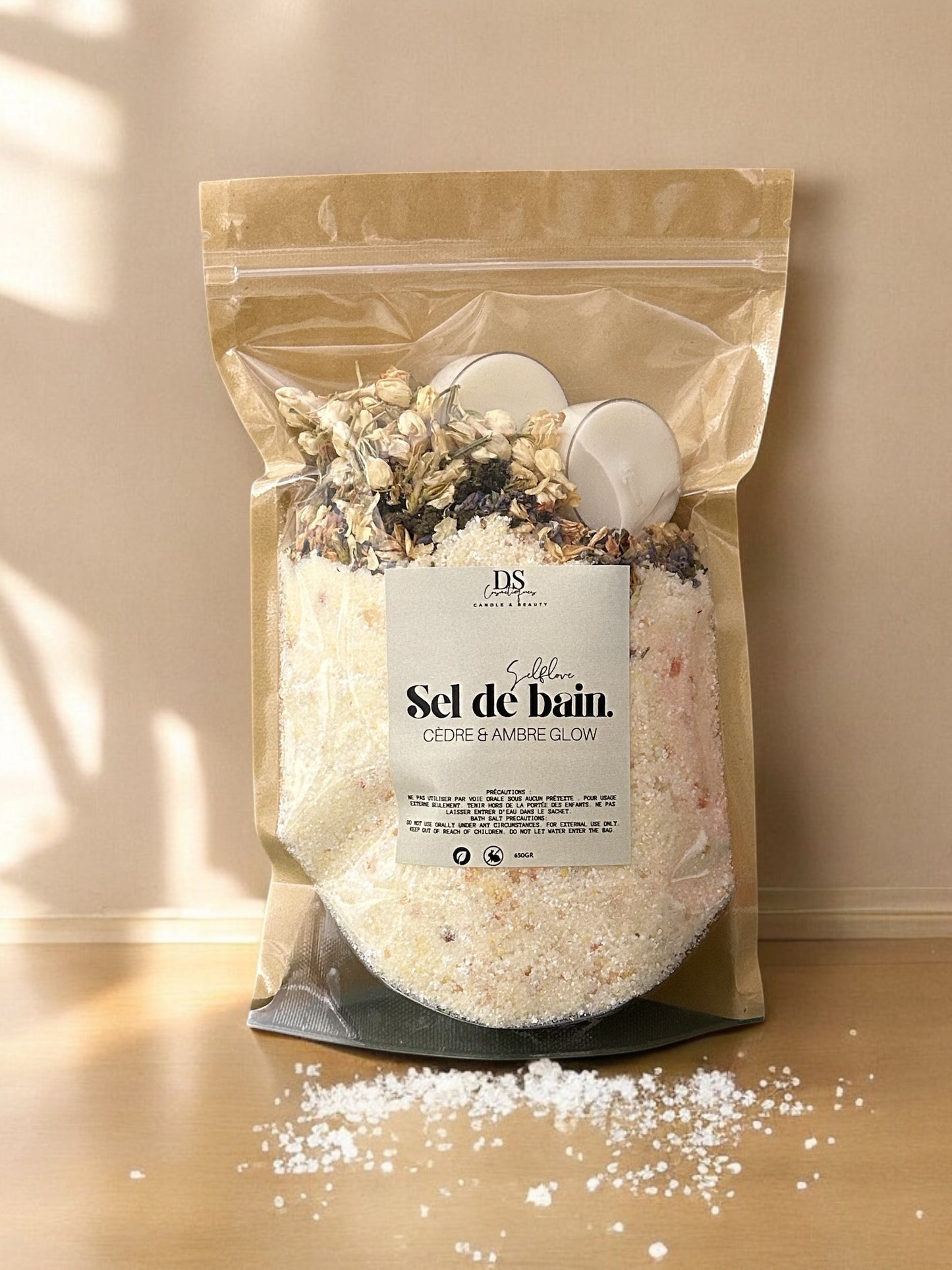 SEL DE BAIN : JASMIN, CÈDRE & AMBRE