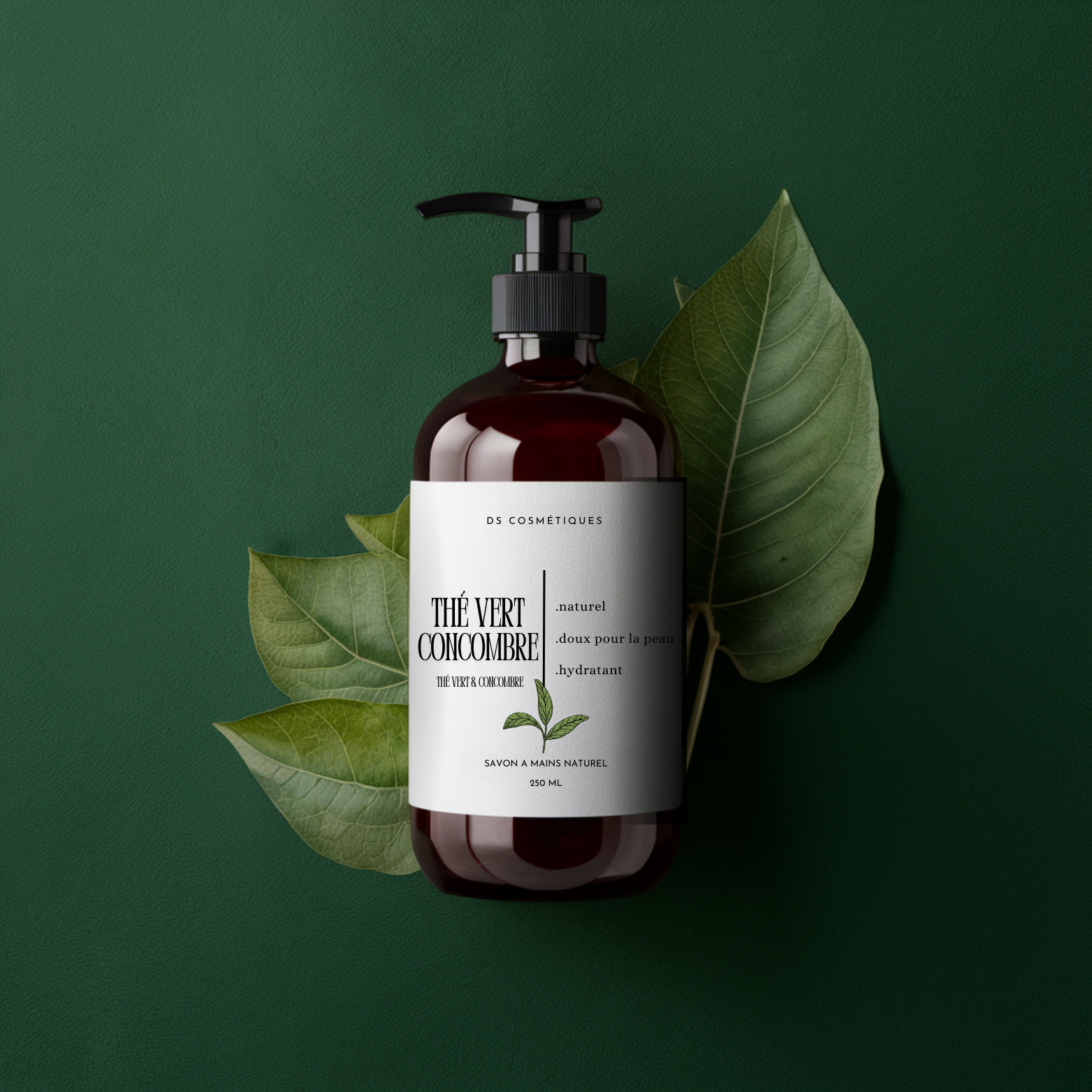 SAVON A MAINS: THÉ VERT & CONCOMBRE
