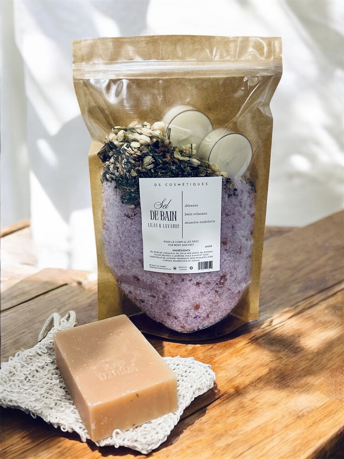 SEL DE BAIN : LILAS & LAVANDE