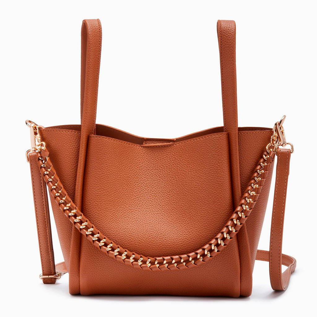 SAC FOURRE-TOUT ISABELLA - Cognac - DayaCosméti-K