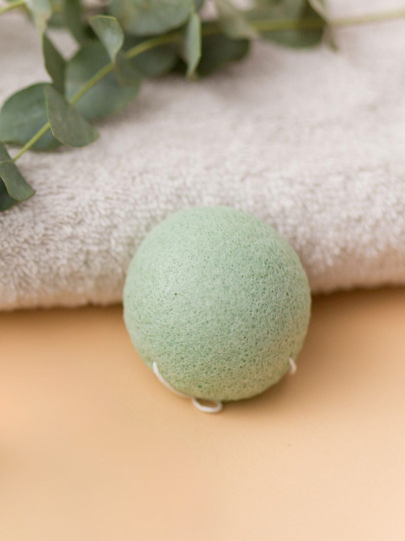 ÉPONGE KONJAC: THÉ VERT - DayaCosméti-K