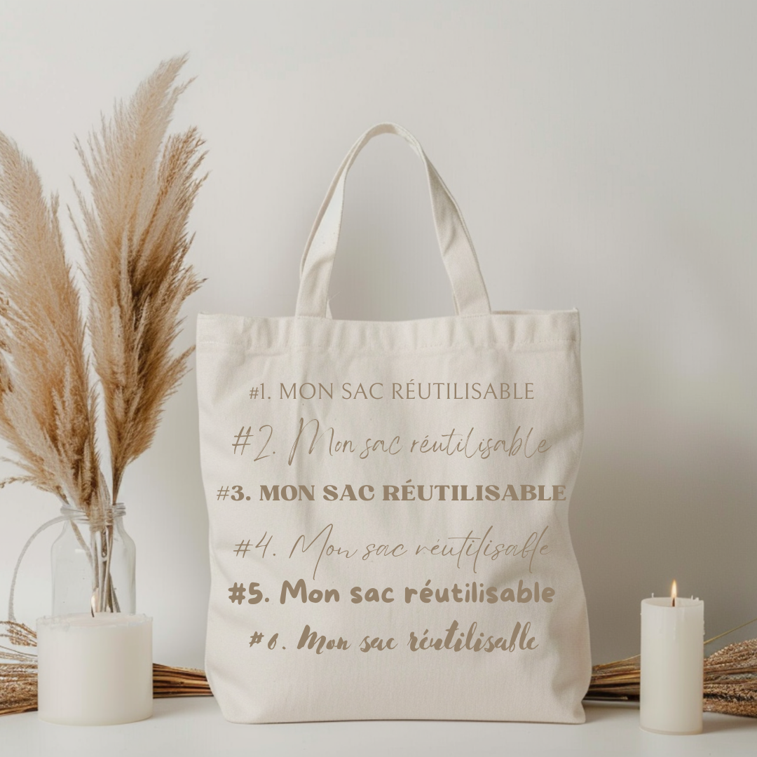 GRAND SAC FOURRE TOUT PERSONNALISABLE - DayaCosméti-K