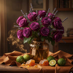 BOUGIE GRAND FORMAT: CUIR DE MINUIT