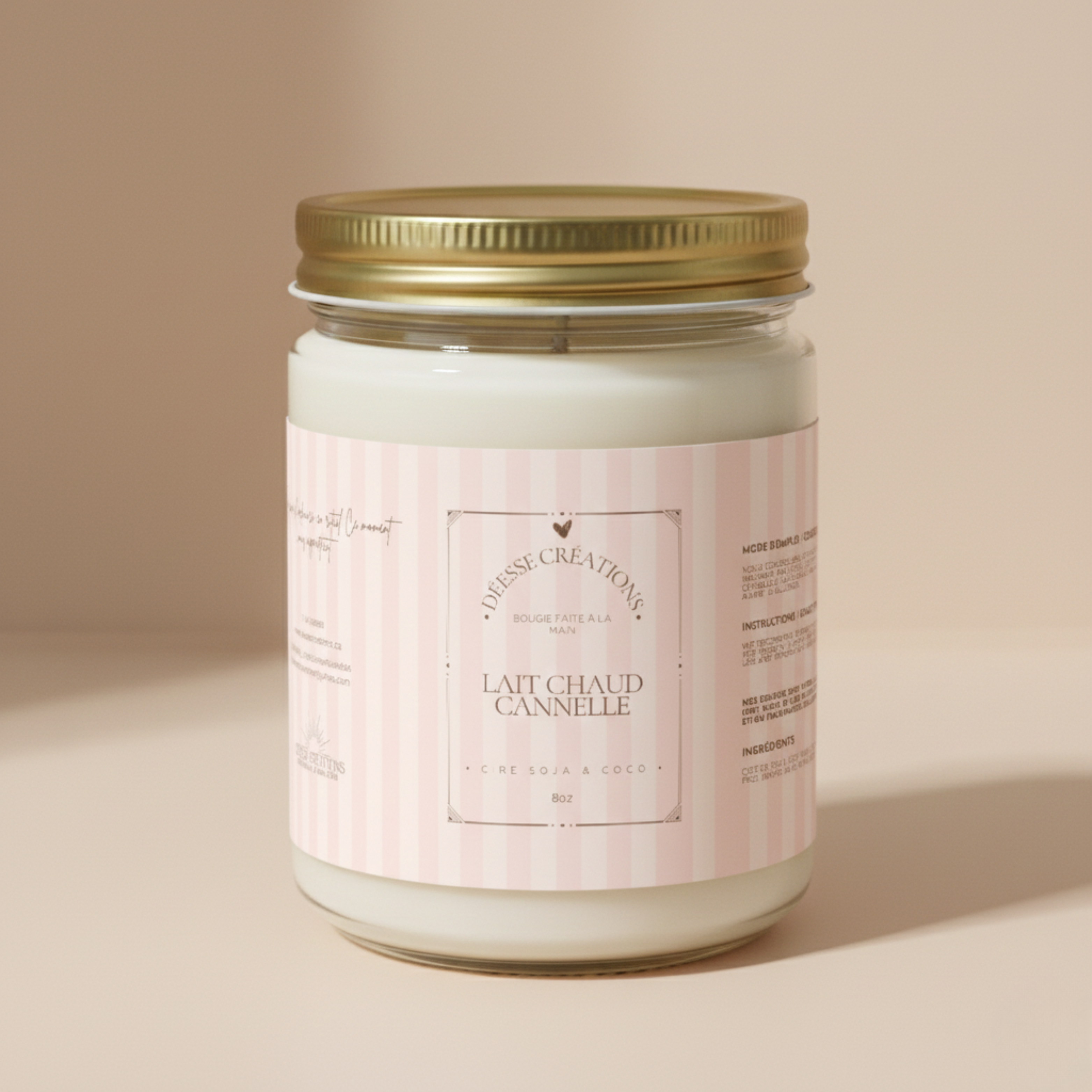 BOUGIE: ROSE & VANILLE