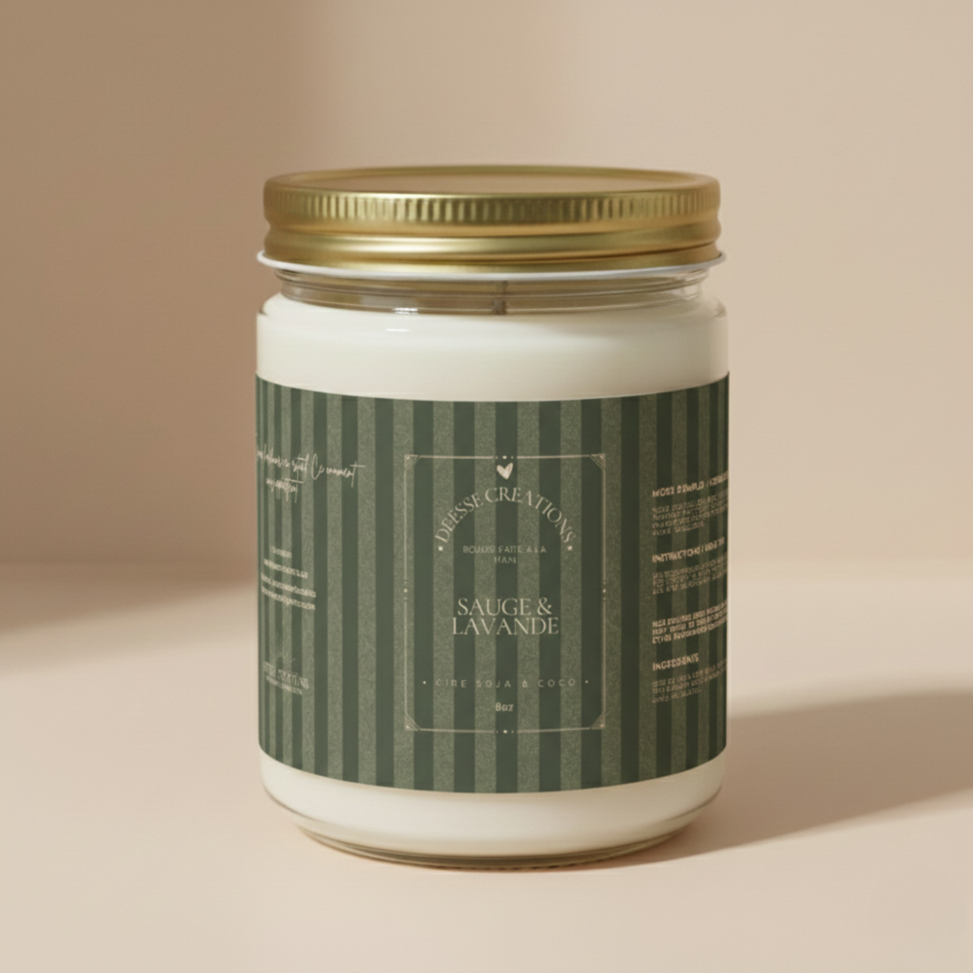 BOUGIE: SAUGE & LAVANDE