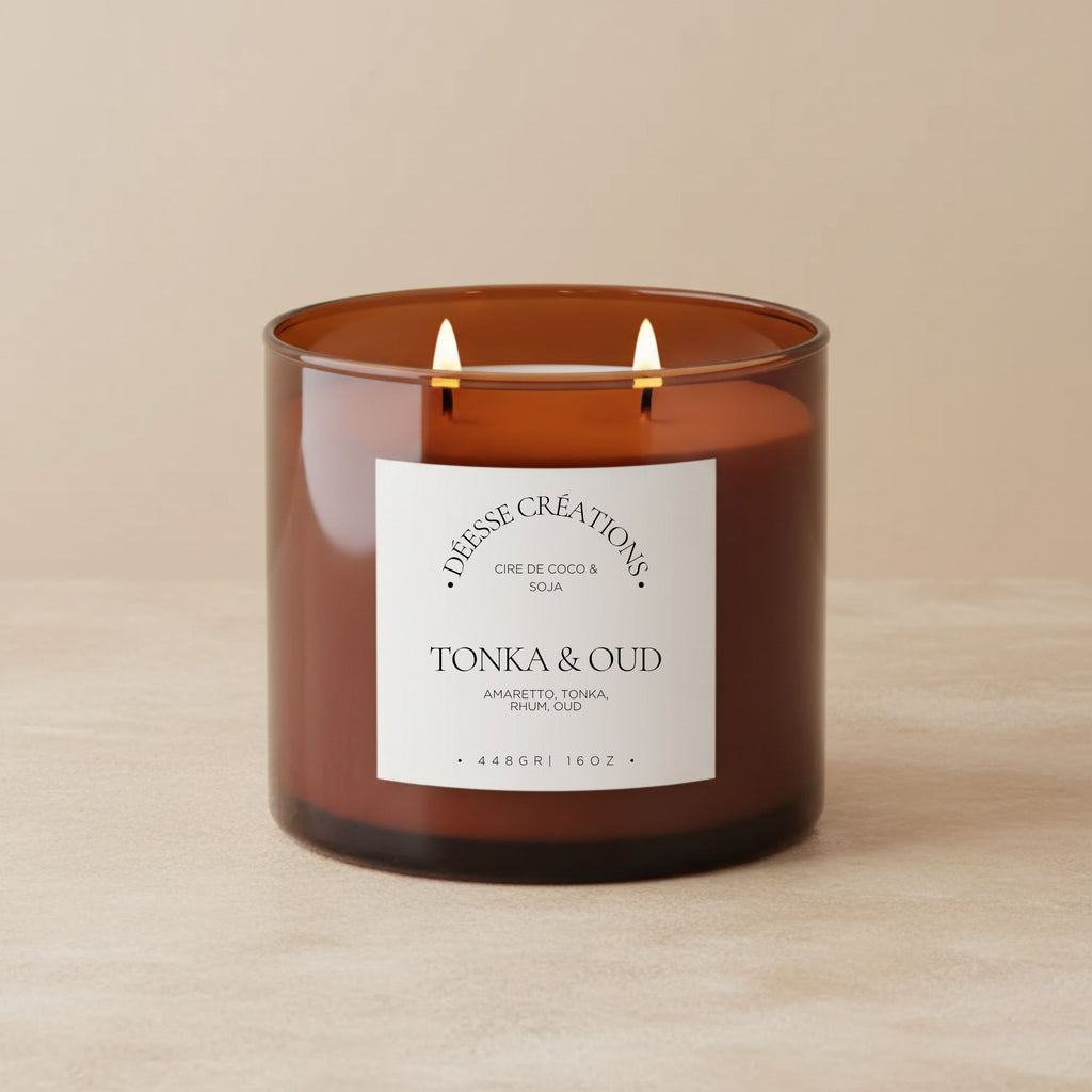 BOUGIE GRAND FORMAT: TONKA & OUD