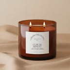 BOUGIE GRAND FORMAT: CUIR DE MINUIT