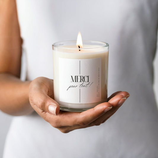 BOUGIE INTENTION: MERCI