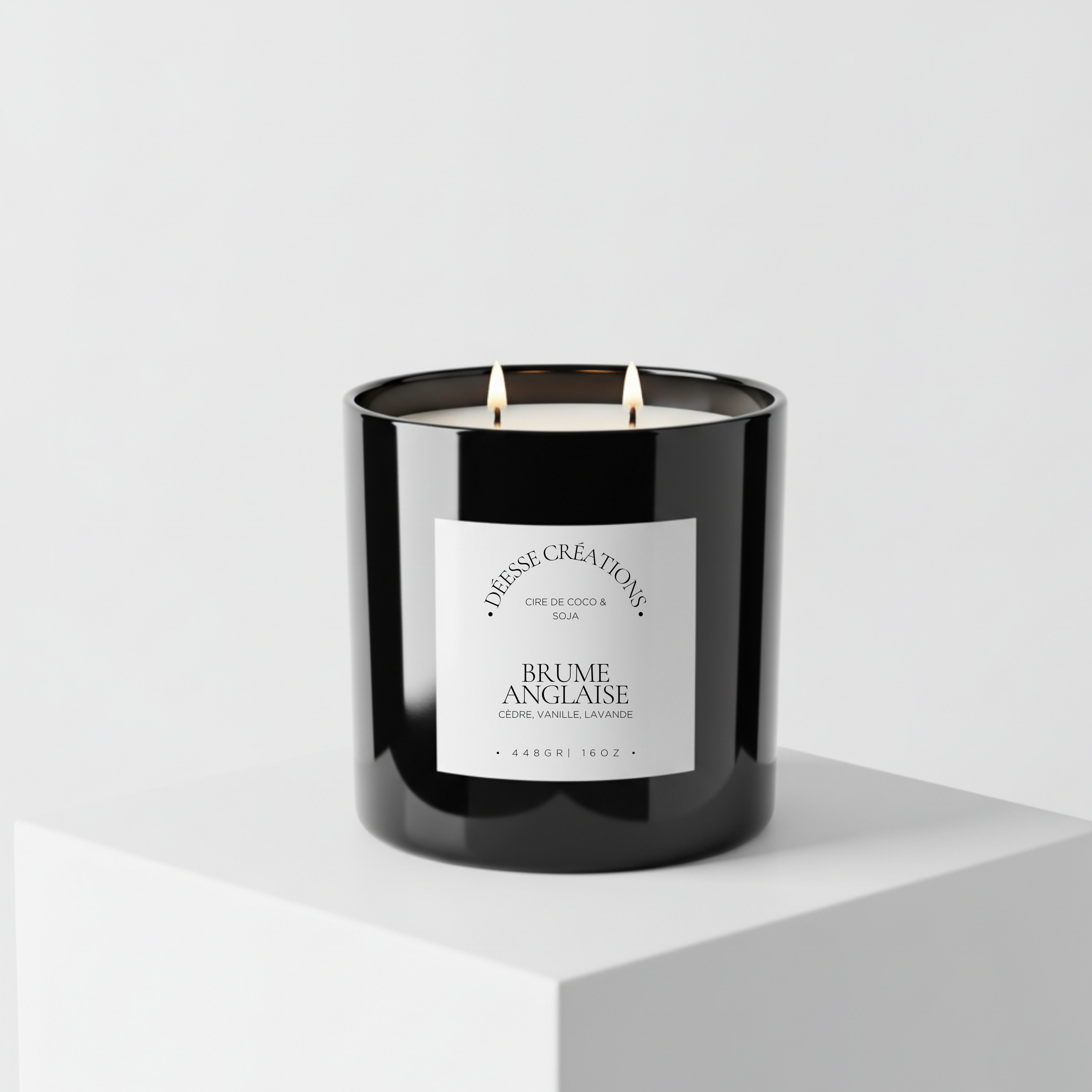 BOUGIE GRAND FORMAT: BRUME ANGLAISE