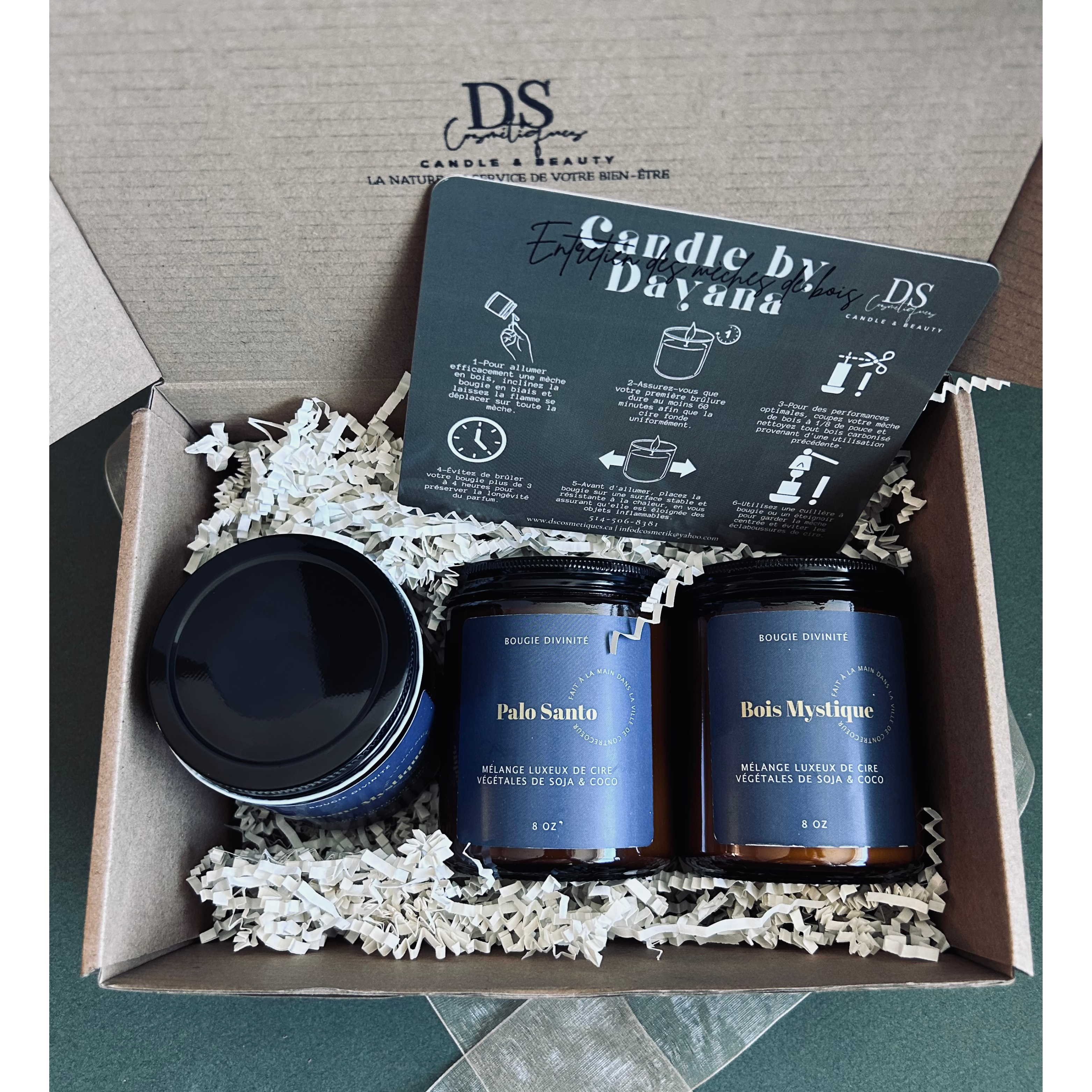 BOÎTE DÉCOUVERTE : TRIO DE BOIS - DayaCosméti-K