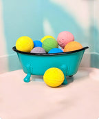 SACHET DE 7 BOMBES DE BAIN EFFERVESCENTES: BONHEUR FRUITÉ - Déesse Créations Artisanales