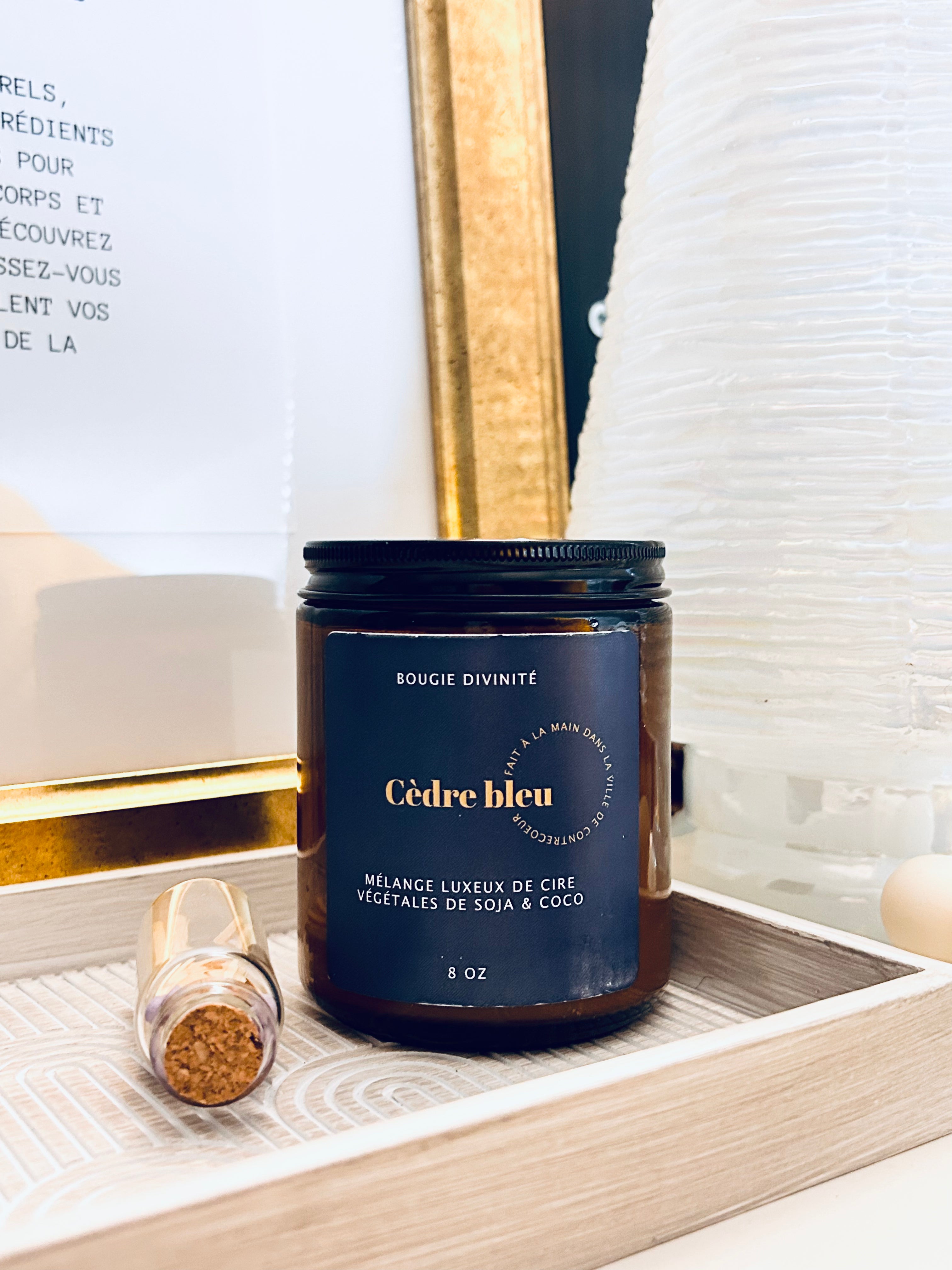 BOUGIE DIVINITÉ: CÈDRE BLEU