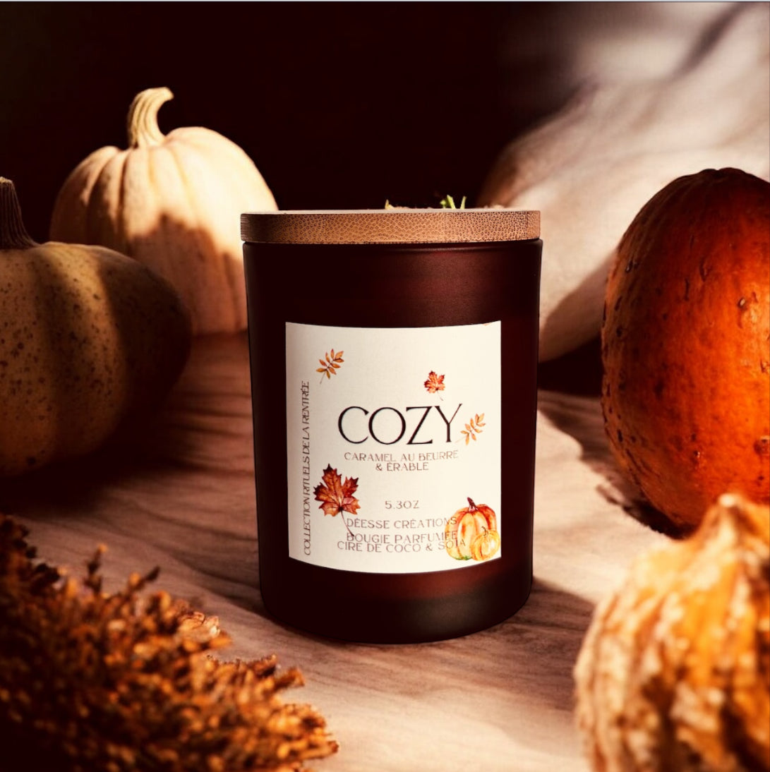 BOUGIE: CARAMEL AU BEURRE & ÉRABLE
