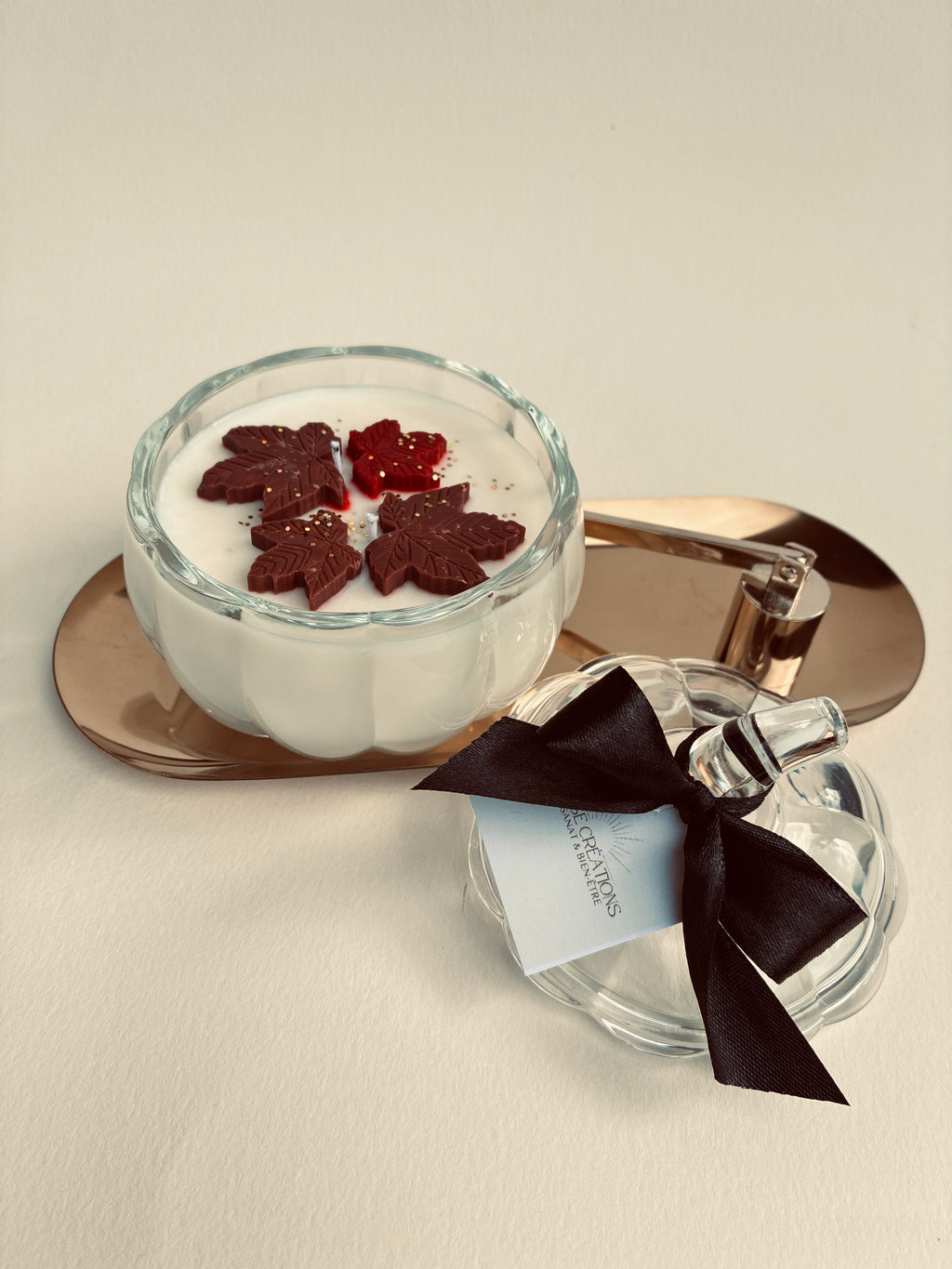 BOUGIE D’AUTOMNE: CITROUILLE BLANCHE