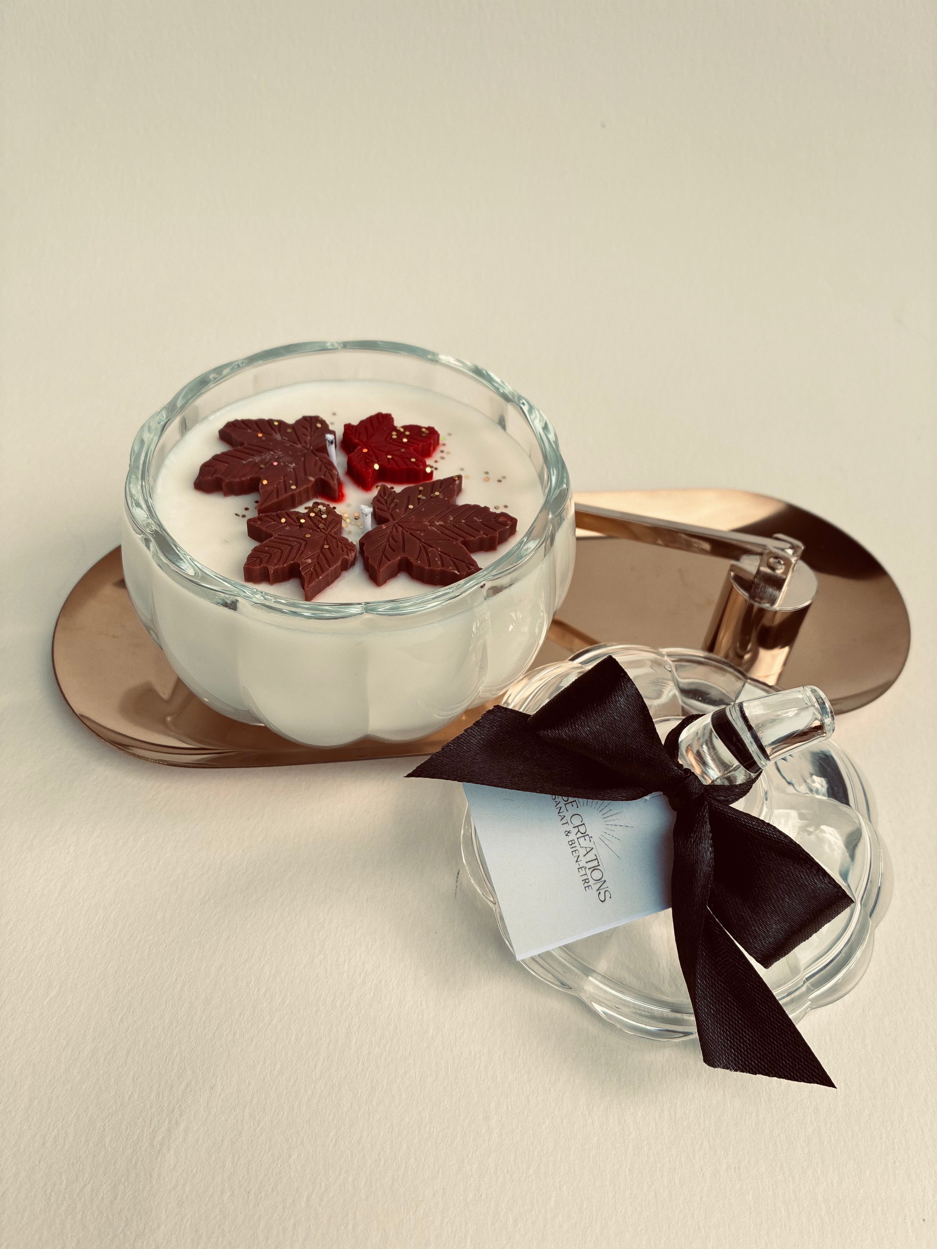 BOUGIE D’AUTOMNE: CITROUILLE BLANCHE