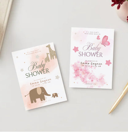 BOUGIE PERSONNALISABLE POUR BABY SHOWER
