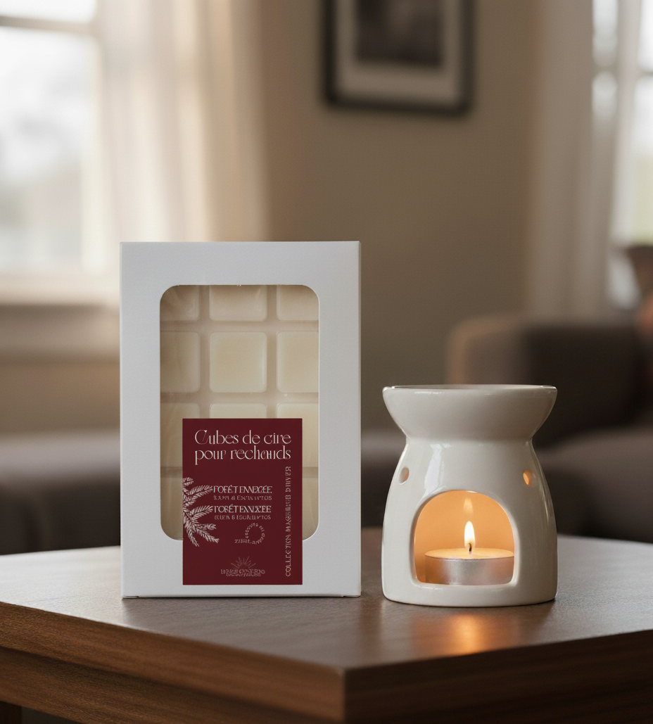 TABLETTE DE CIRE AROMATIQUE POUR RÉCHAUDS