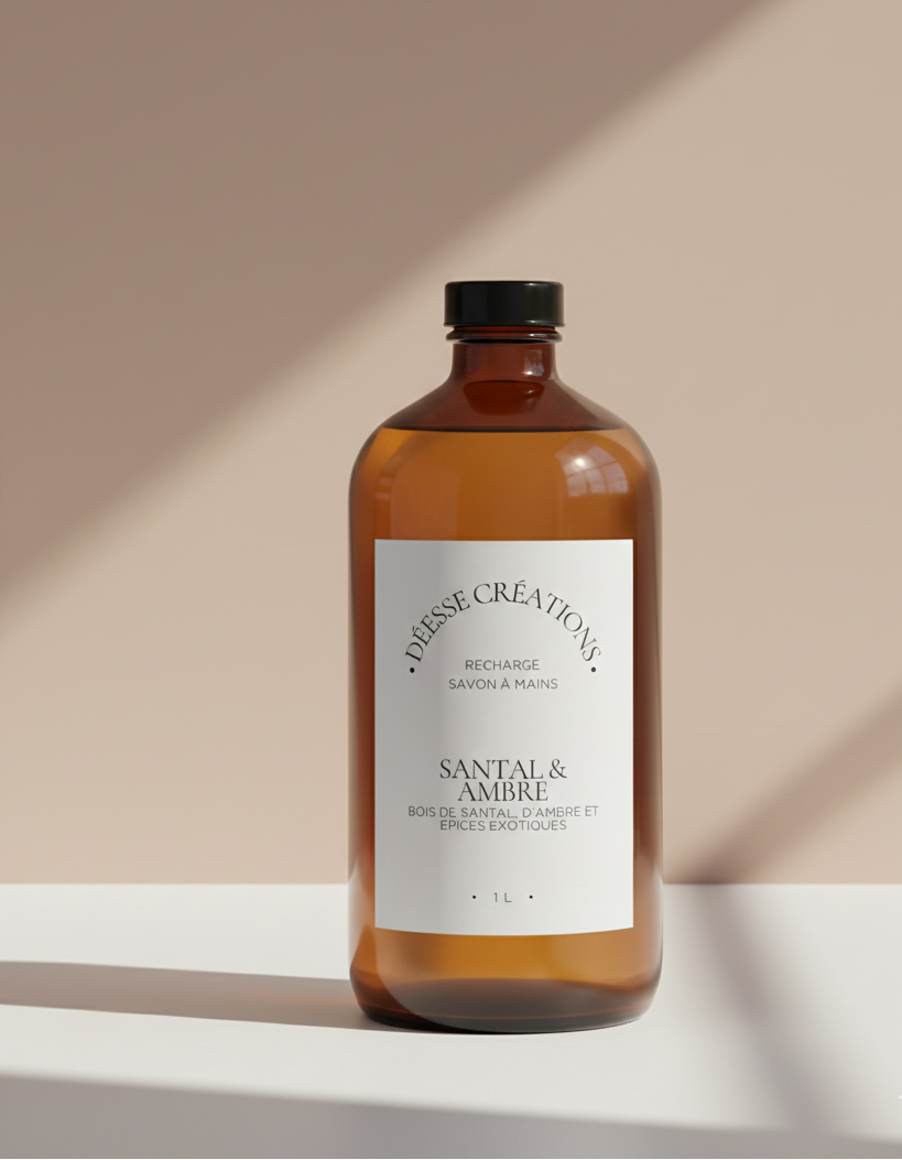 SAVON A MAINS: SANTAL & AMBRE