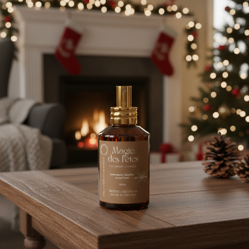 SPRAY D'AMBIANCE : LAIT CHAUD & CANNELLE