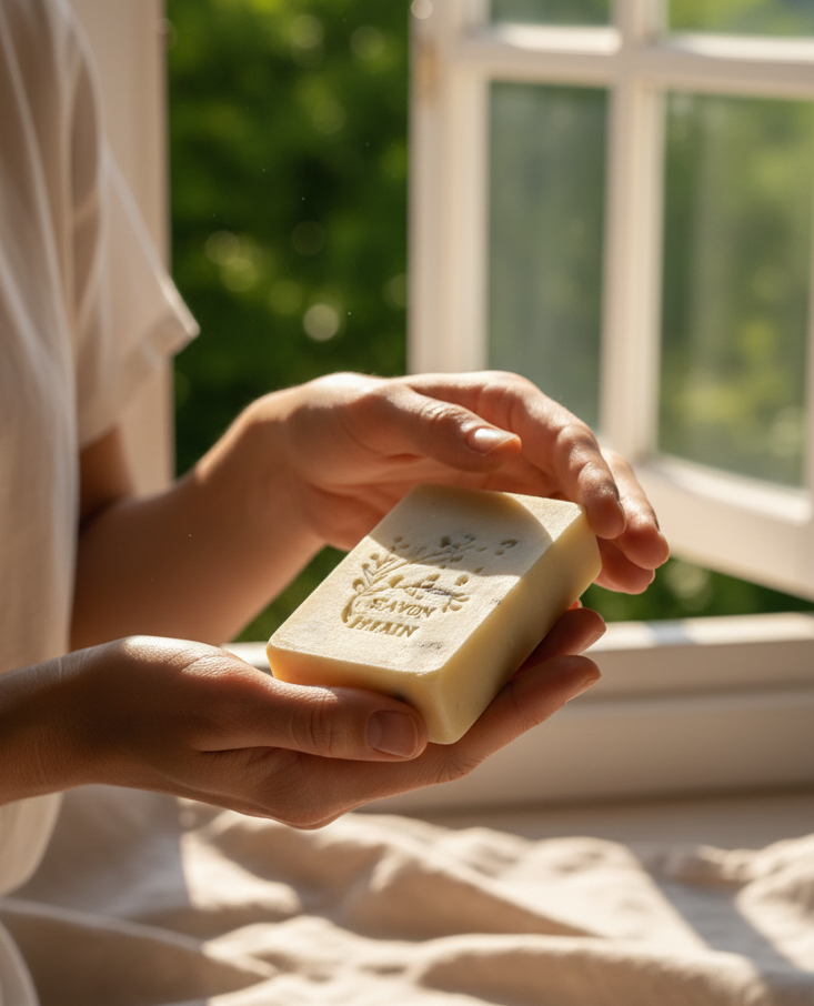 SAVON SOLIDE: BOIS DE CÈDRE🪵 - Déesse Créations Artisanales