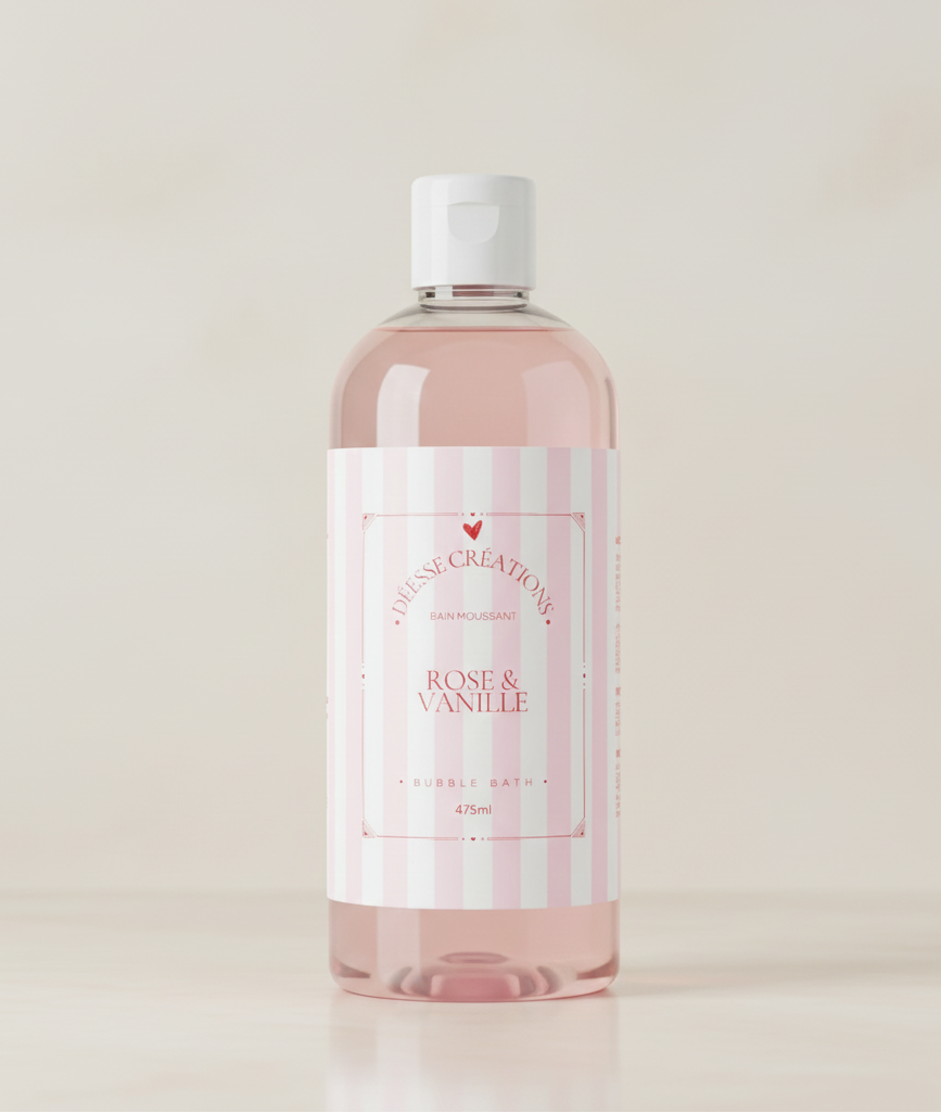 BAIN MOUSSANT: ROSE & VANILLE