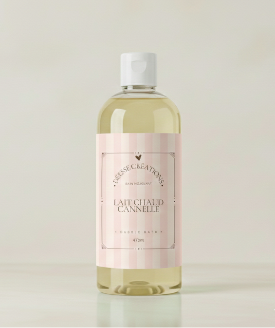 BAIN MOUSSANT: LAIT CHAUD & CANNELLE