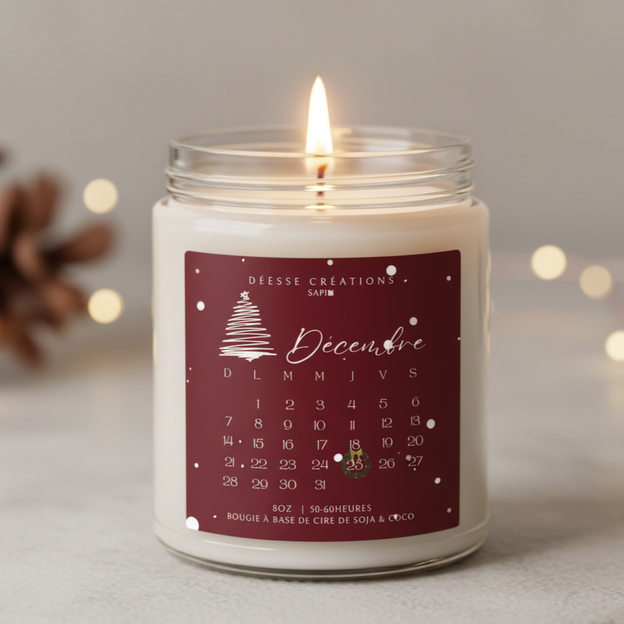 BOUGIE CALENDRIER DE L'AVENT