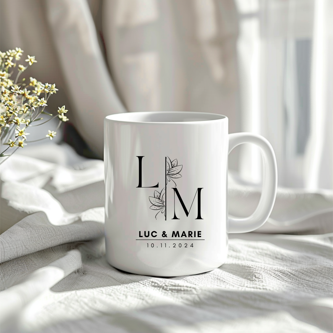 TASSE CADEAU INVITÉS DE MARIAGE