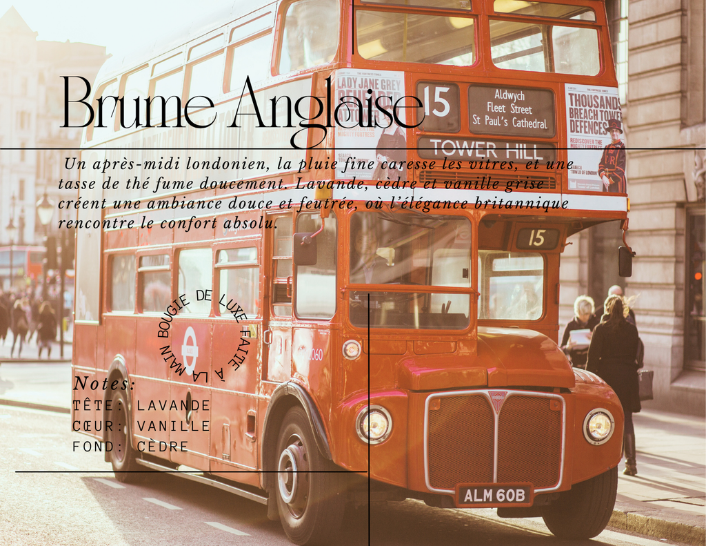 BOUGIE GRAND FORMAT: BRUME ANGLAISE