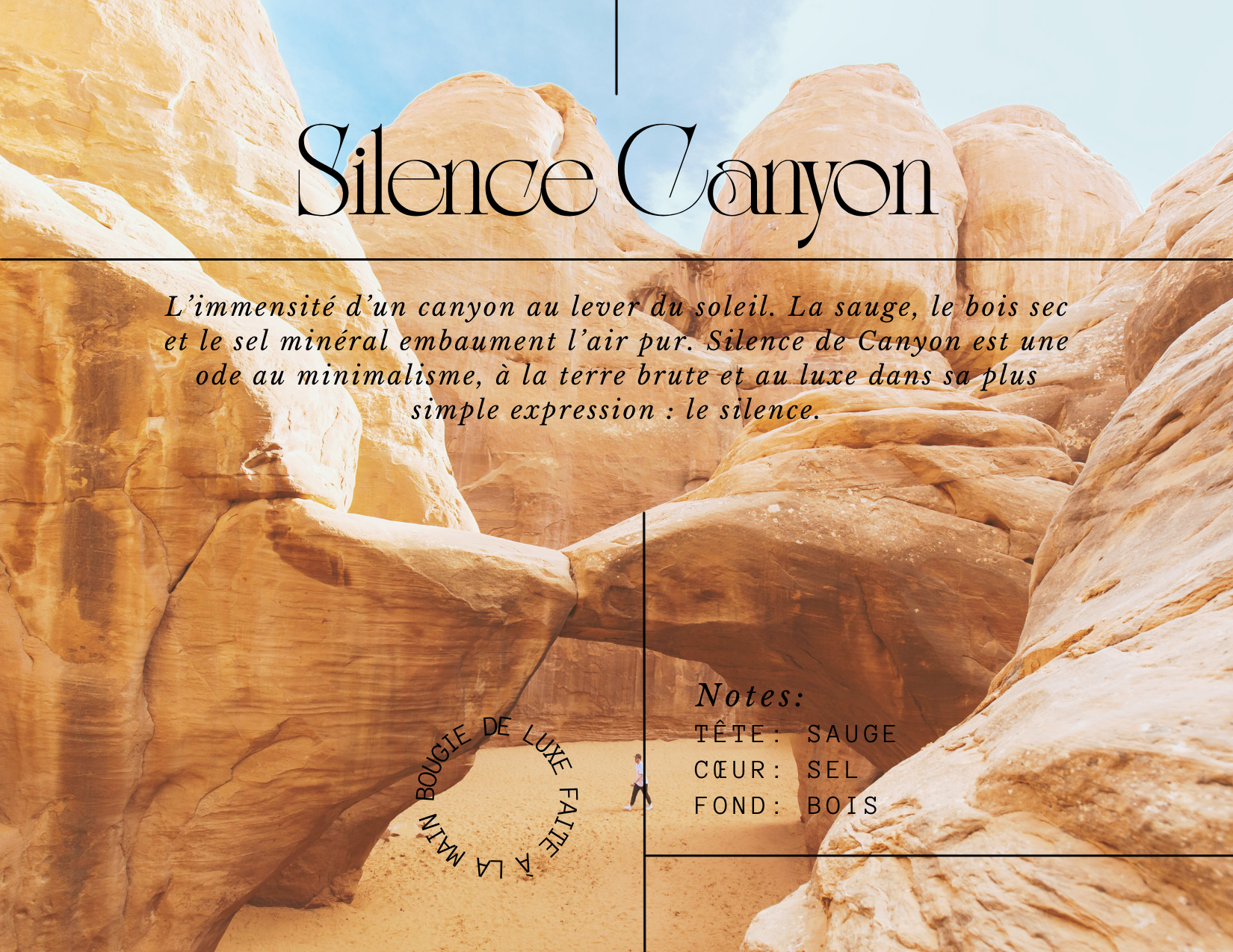 BOUGIE GRAND FORMAT: SILENCE CANYON