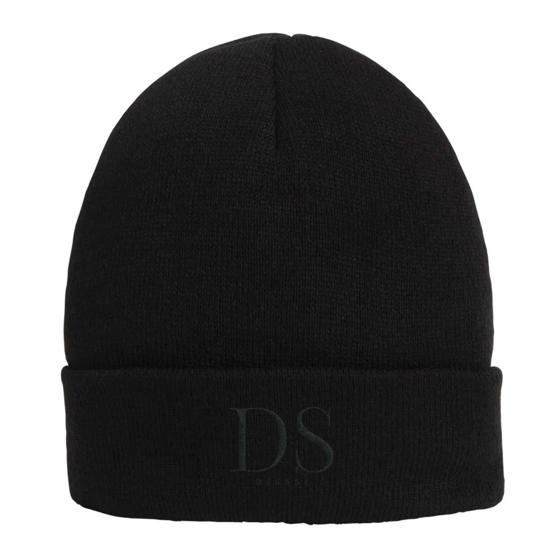 TUQUE À OURLET NOIR - DayaCosméti-K
