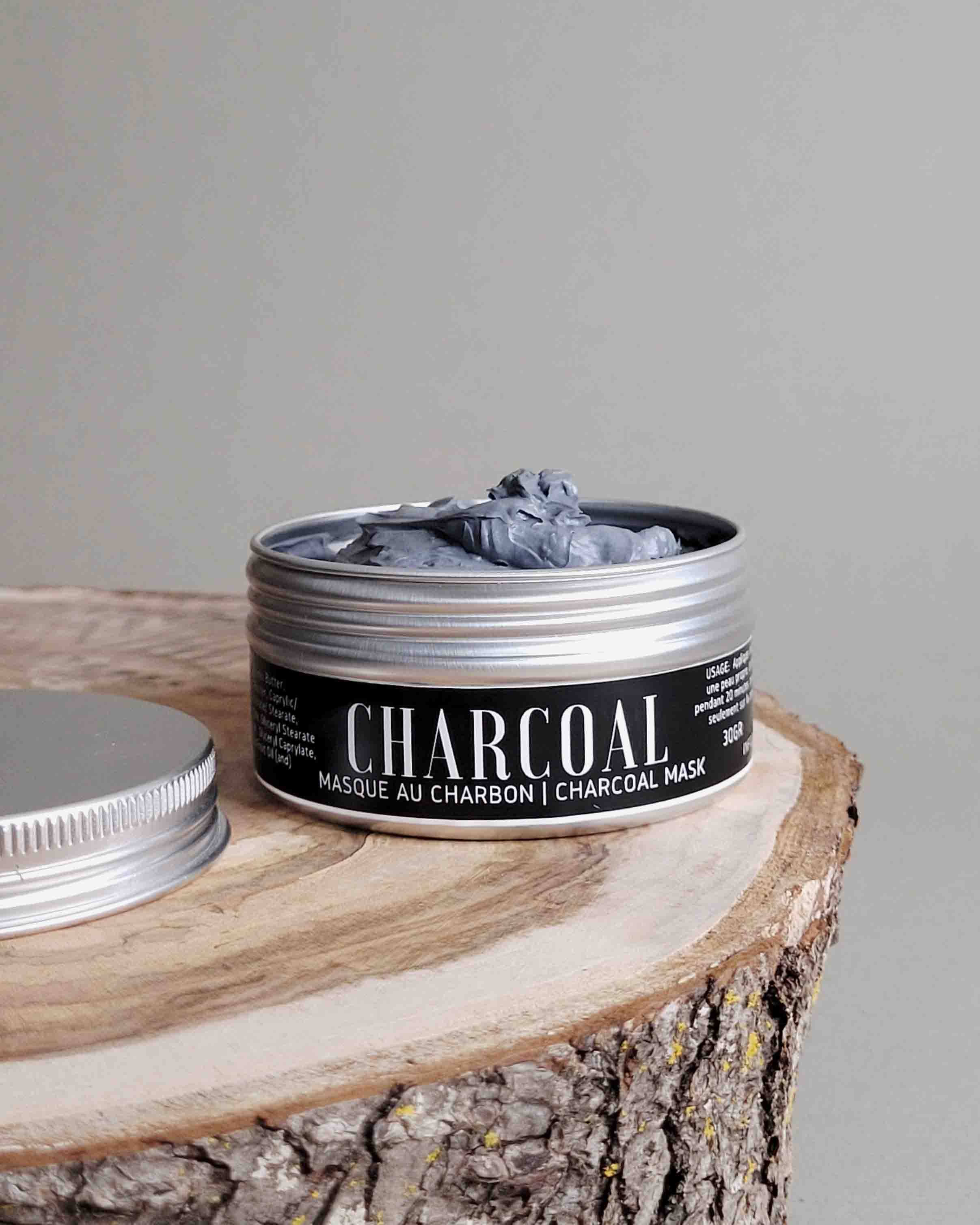 MASQUE DÉTOXIFIANT AU CHARBON VÉGÉTAL ACTIVÉ - DayaCosméti-K